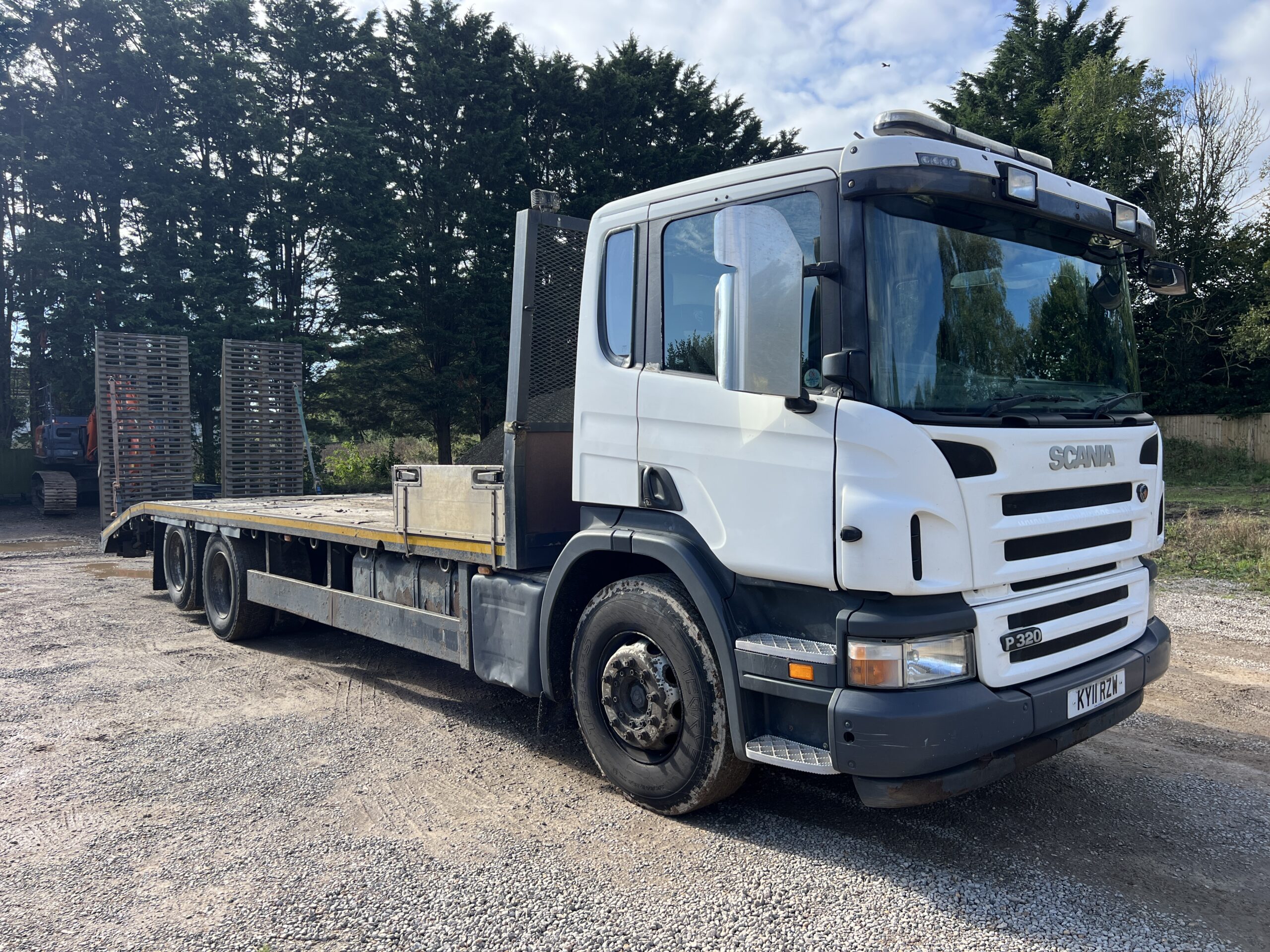 SCANIA P320 BEAVERTAIL 2011 - used trucks for sale at J Hawes Ltd