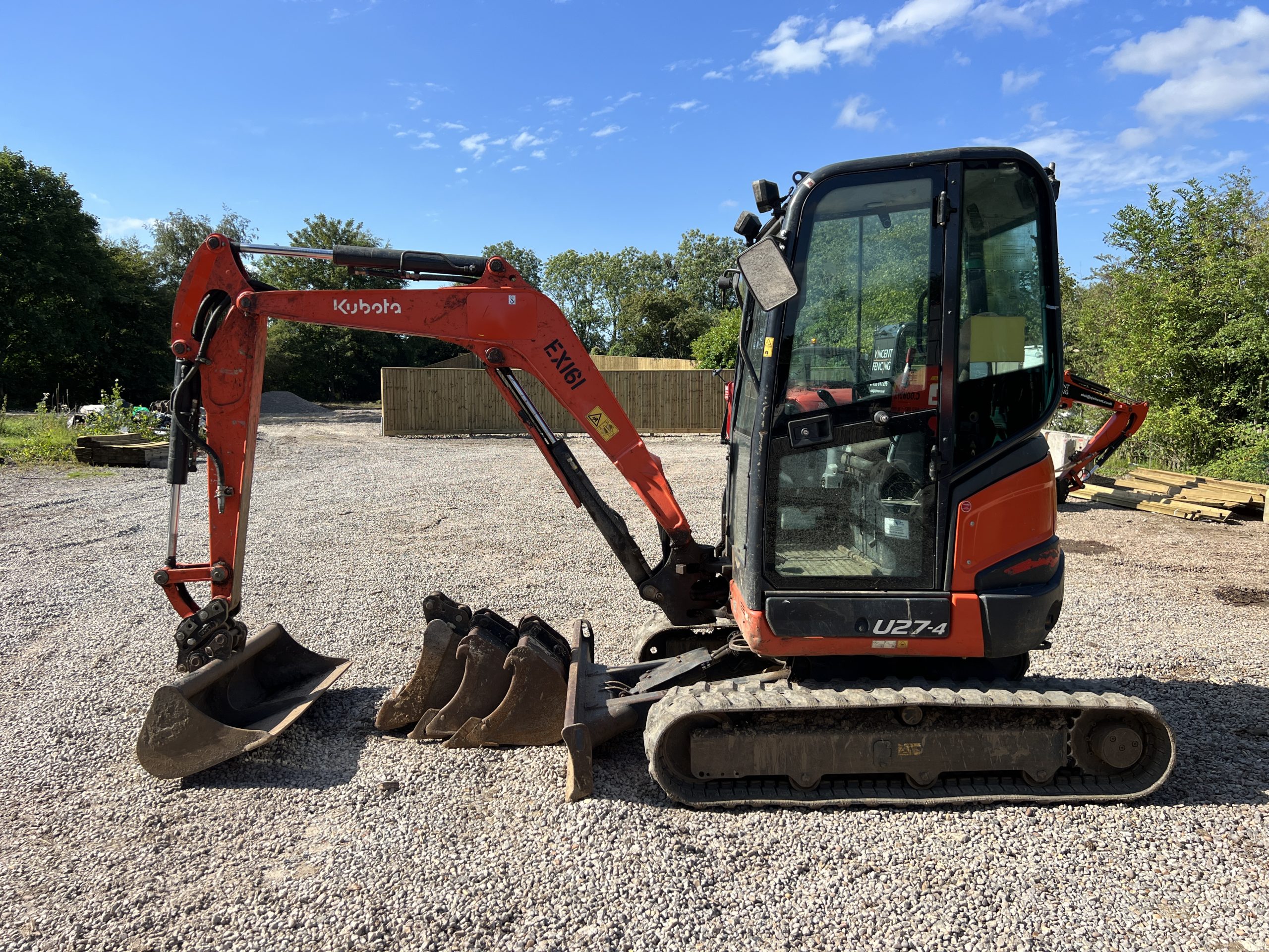 KUBOTA U27-4 2.7T 2015 - used plant for sale at J Hawes Ltd