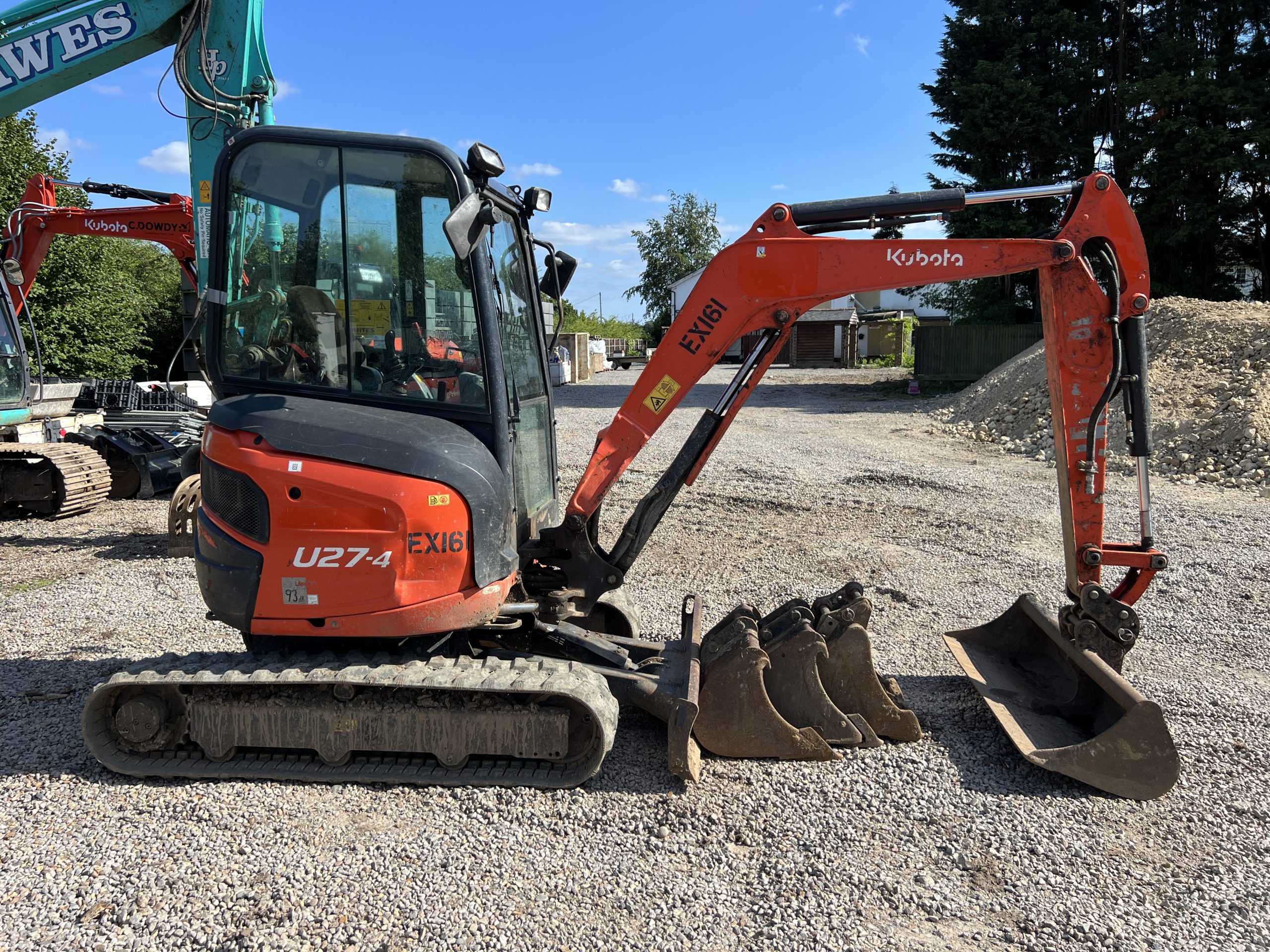 KUBOTA U27-4 2.7T 2015 - used plant for sale at J Hawes Ltd - view 3