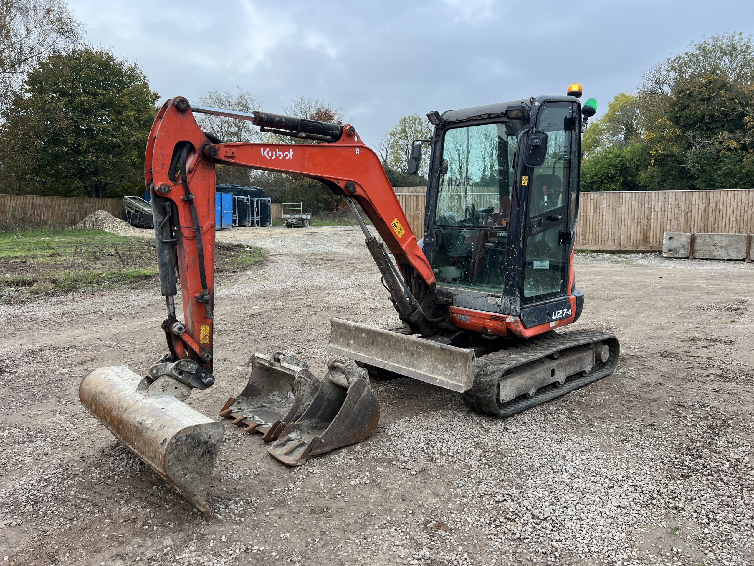 KUBOTA U27-4 2016 - used plant for sale at J Hawes Ltd - view 2