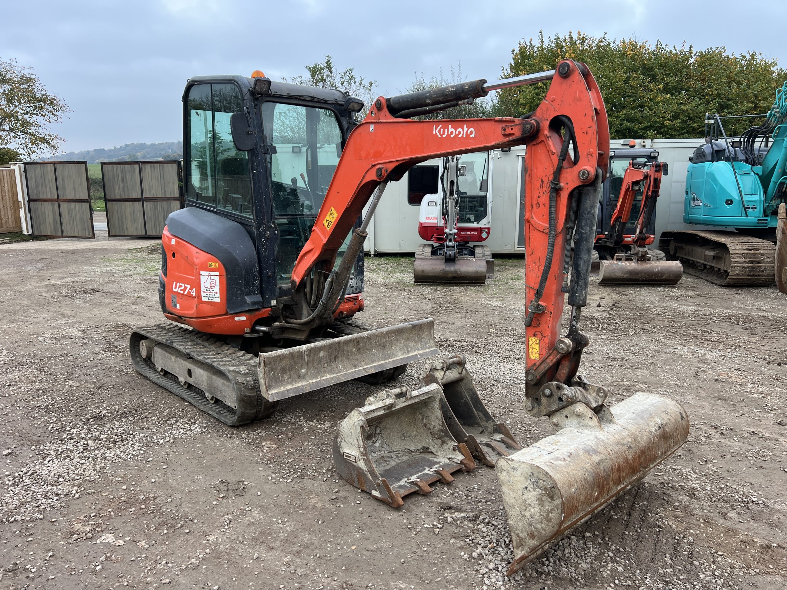KUBOTA U27-4 2016 - used plant for sale at J Hawes Ltd - view 5