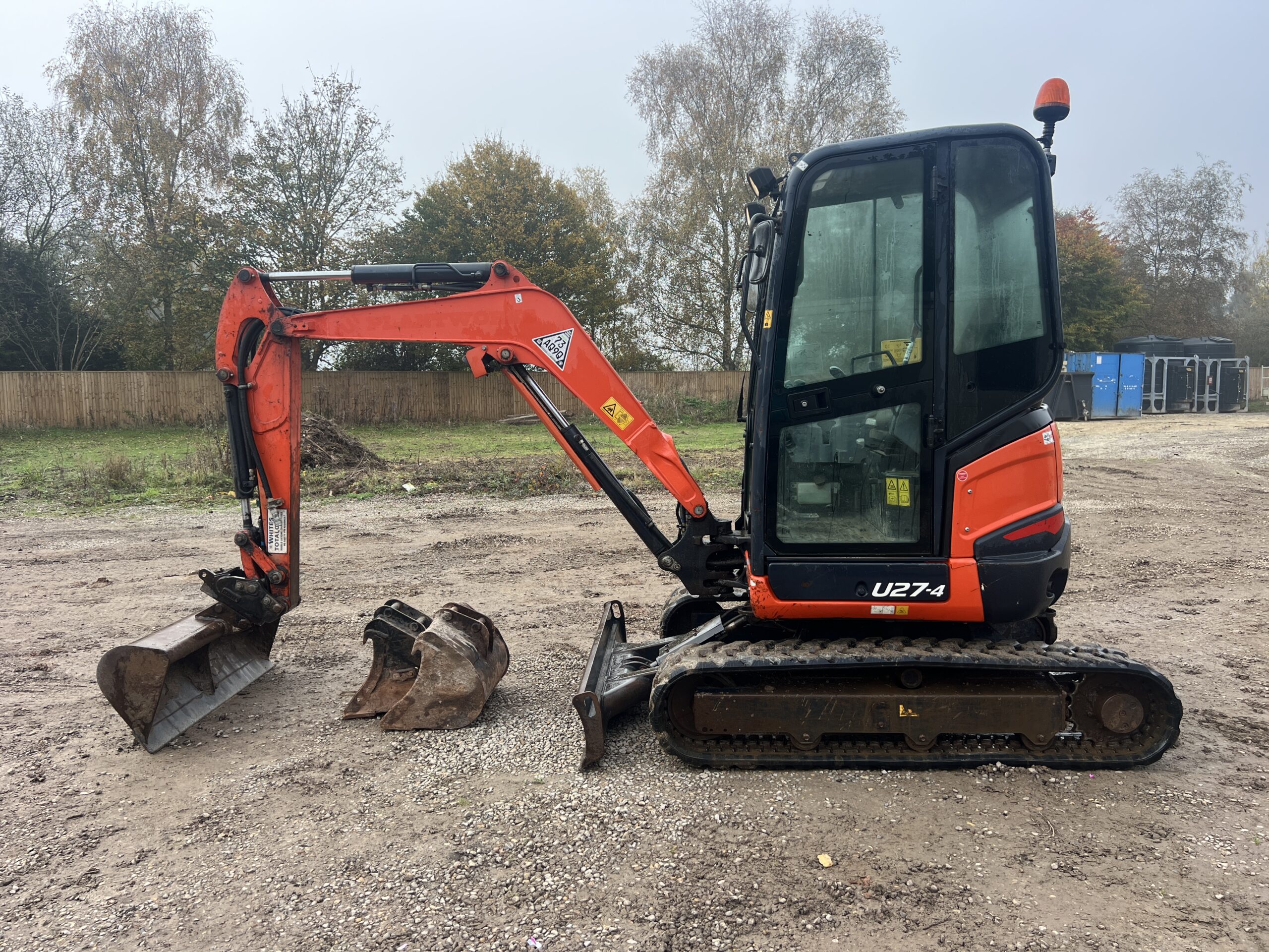 KUBOTA U27-4 2017 - used plant for sale at J Hawes Ltd