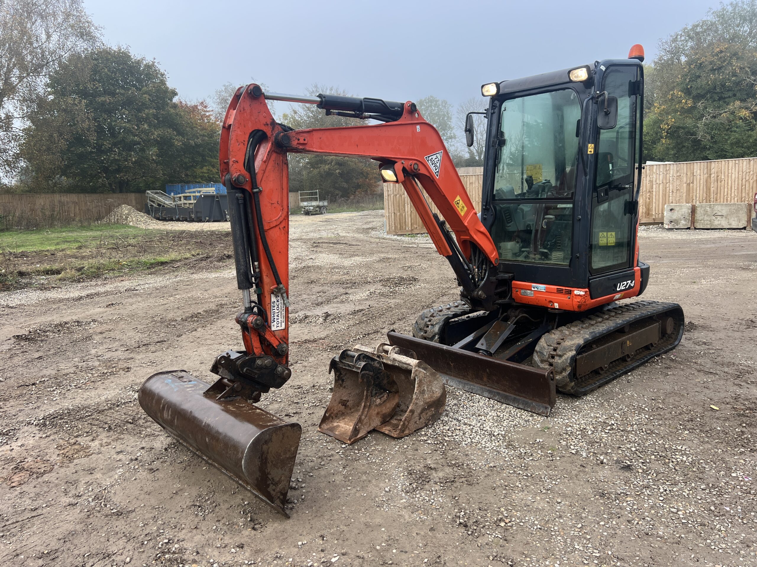 KUBOTA U27-4 2017 - used plant for sale at J Hawes Ltd - view 3